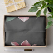 Roze Magnolia Flowers Tissuepapier (Geschenk)