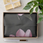 Roze Magnolia Flowers Tissuepapier (Geschenk)