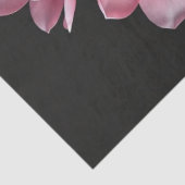 Roze Magnolia Flowers Tissuepapier (Detail)