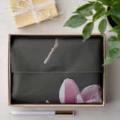 Roze Magnolia Flowers Tissuepapier (Geschenk)