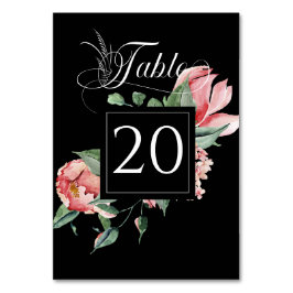 Roze Magnolia , huwelijksreceptie Kaart