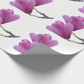 Roze Magnolia Inpakpapier (Hoek)