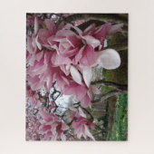 Roze Magnolia Legpuzzel (Verticaal)