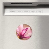 Roze Magnolia Magneet (Insitu (Vaatwasser))
