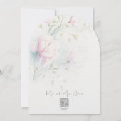 Roze Magnolia Ochtend Erna Kaart (Achterkant)