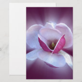 roze magnolia shades briefpapier (Voorkant / Achterkant)