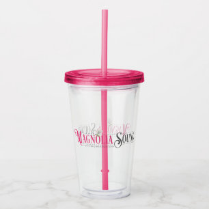 Roze Magnolia Sound Tumbler Acryl Drinkbeker