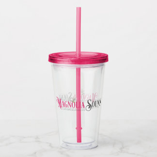 Roze Magnolia Sound Tumbler Acryl Drinkbeker