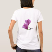 Roze Magnolia T-shirt (Achterkant)