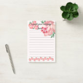 Roze Magnolia Verlaat je bericht na het bericht Post-it® Notes (Kantoor)