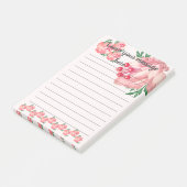 Roze Magnolia Verlaat je bericht na het bericht Post-it® Notes (Schuin)