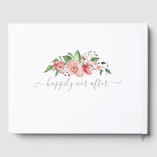 Roze Magnolia Weddenschap Boek (Achterkant)