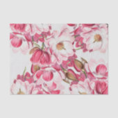 Roze Magnolia Weefselpapier Tissuepapier (Voorkant)