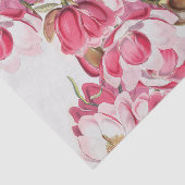 Roze Magnolia Weefselpapier Tissuepapier (Detail)
