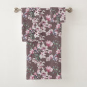 Roze Magnolias Bad Handdoek (Insitu)