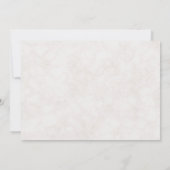 Roze Magnolias Foto opslaan Datum Save The Date (Achterkant)