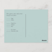 Roze magnolia's lavendel eucalyptus trouwfeest rsv briefkaart (Achterkant)