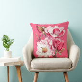 Roze Magnolias Pillow Kussen (Stoel)