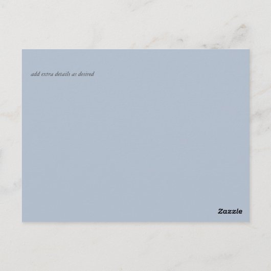 Roze Magnolias Sage Eucalyptus Weduwdata Briefkaart (Achterkant)