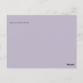 Roze Magnolia's Sering Eucalyptus Huwelijk Data Be Briefkaart (Achterkant)