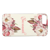 Roze magnolias | Voorjaarsbloesem Case-Mate iPhone Case (Achterkant (Horizontaal))
