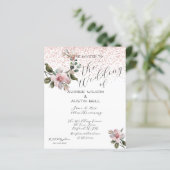 Roze Magnolias Waterverf (Staand voorkant)