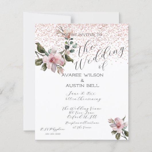 Roze Magnolias Waterverf (Voorkant)