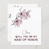 Roze Magnolias zal je wijsmaken. (Voorkant / Achterkant)