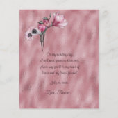 Roze Magnolias zal je zijn mijn dienstmeisje (Achterkant)