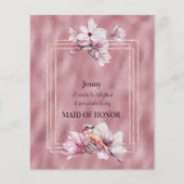 Roze Magnolias zal je zijn mijn dienstmeisje (Voorkant)