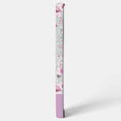 Roze MagSafe Tough Vintage Samsung Galaxy Hoesje (Linkerkant)