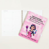 Roze Maid Janitorial Lady House schoonmaakservice Planner (Display)