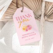 Roze Main Squeeze Vrijgezellenfeest Dank u Cadeaulabel