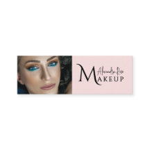 Roze Make-up Artiest Qr Code Social Icon Mini