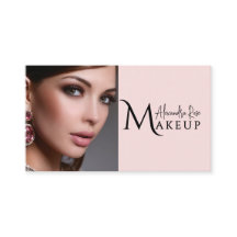 Roze Make-up Artiest Qr Code Social Icon