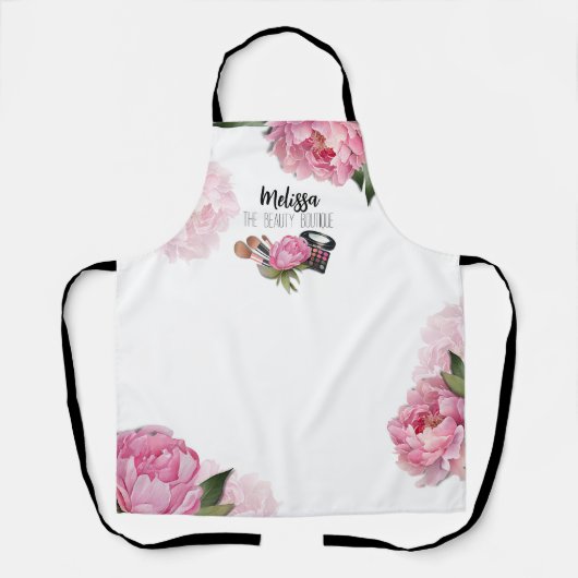 Roze Make-up Artiest Schort (Voorkant)