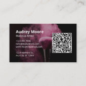 Roze Make-up Artiest Visitekaartje (Voorkant)