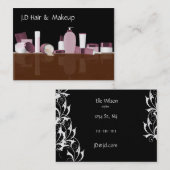 roze Make-up artist Visitekaartjes (Voorkant / Achterkant)
