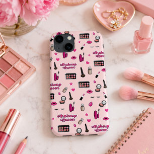 Roze make-up patroon telefoonhoesje Case-Mate iPhone case