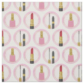 Roze Makeup Cosmetic Pattern Cosmetology Stof (Swatch)