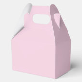 Roze Malibu Beach Verjaardag Bedankdoosjes (Achterkant)