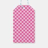 Roze Malibu Pool Party Verjaardag Cadeaulabel (Achterkant)