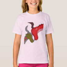 Roze Mama & Baby Dragon Kind T-shirt