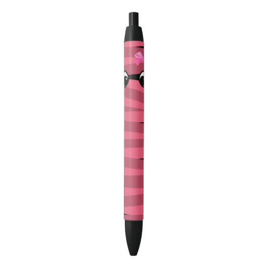 Roze mama Halloween Black Ink Pen (Voorkant Verticaal)