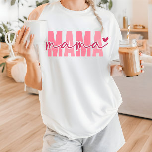 Roze mama shirt voor Moederdag & verjaardagscadeau