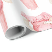  roze mammie cadeaupapier (Rol Hoek)