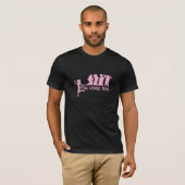 Roze Man voor dames - Gepersonaliseerd T-shirt (Voorkant volledig)