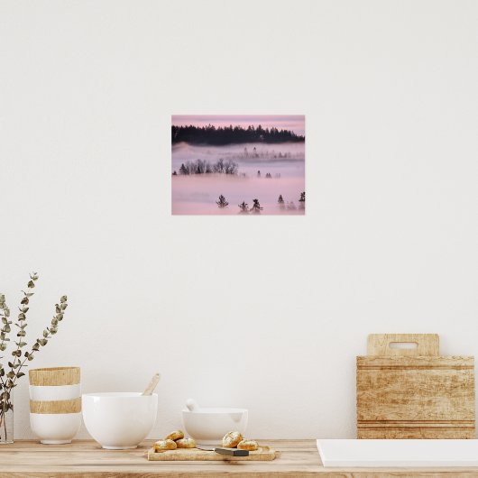 Roze mand. poster (Keuken)