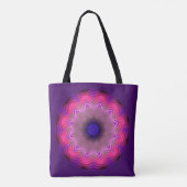 Roze Mandala All-Over-Print Canvas tas (Achterkant)