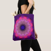 Roze Mandala All-Over-Print Canvas tas (Dichtbij)